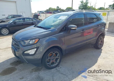2018 Ford Ecosport Ses z USA, uszkodzony, nr VIN MAJ6P1CLXJC184516